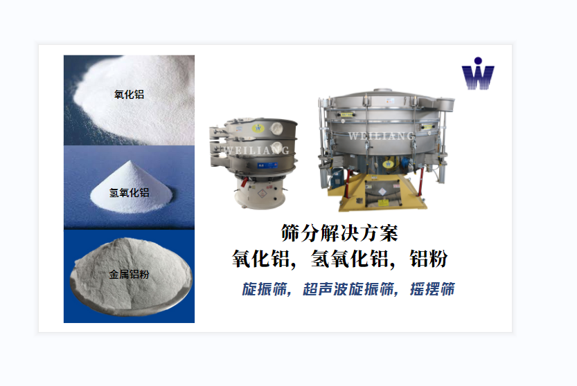 氧化鋁、氫氧化鋁、金屬鋁粉篩分案例